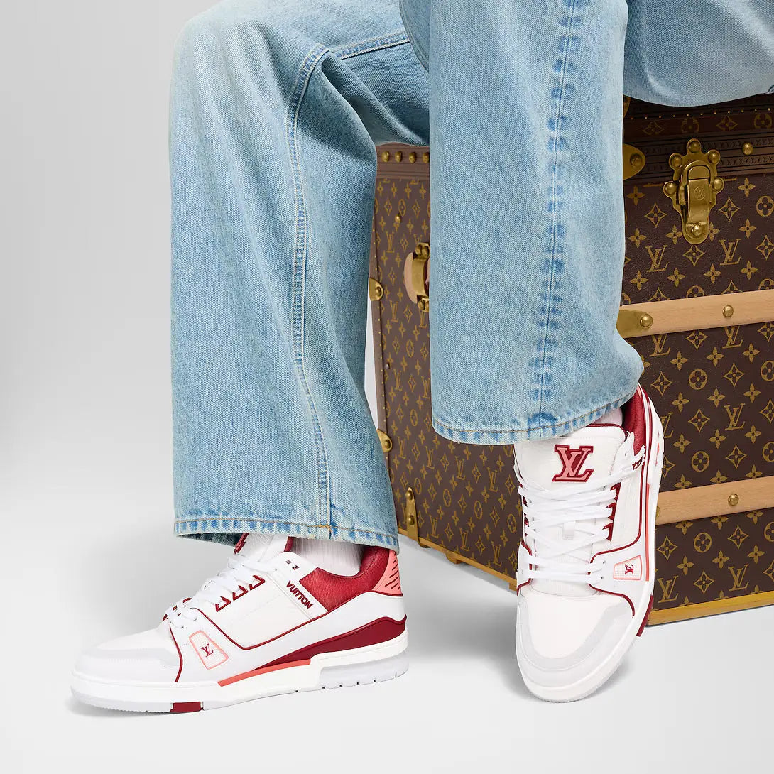 LV Trainer Rouge Et Gris SneakStyle