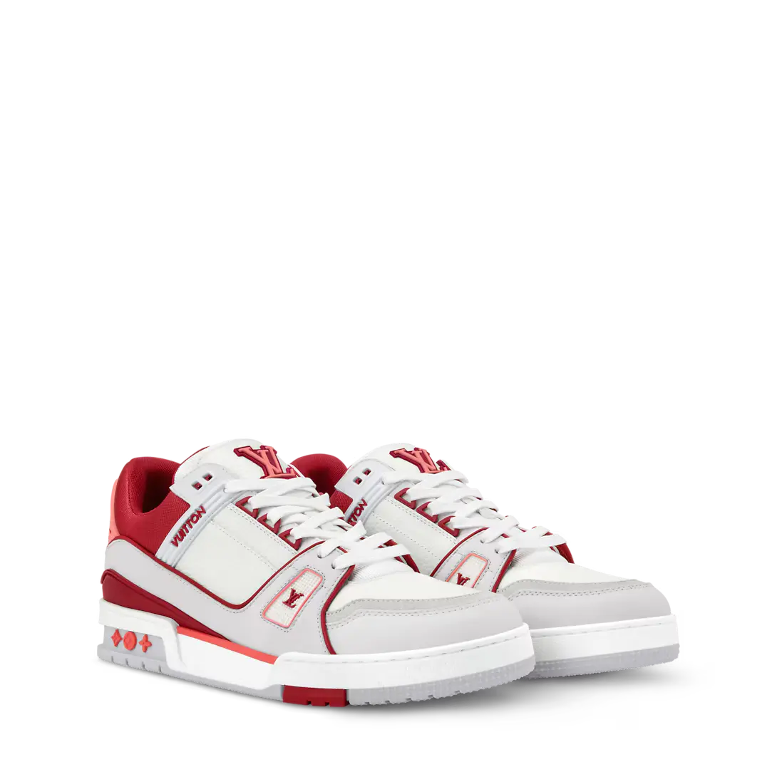 LV Trainer Rouge Et Gris SneakStyle