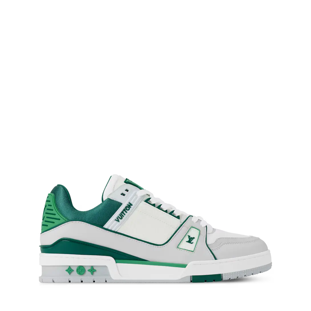 LV Trainer Gris Et Vert SneakStyle
