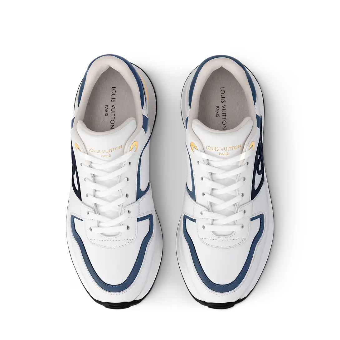 LV Run Away Blanc Et Bleu SneakStyle