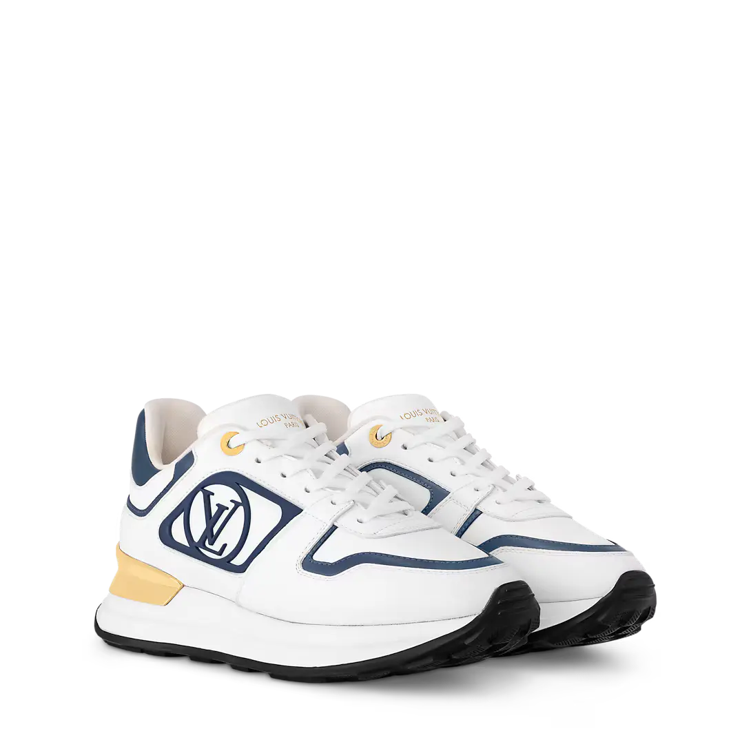 LV Run Away Blanc Et Bleu SneakStyle