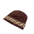 Bonnet Fendi Marron