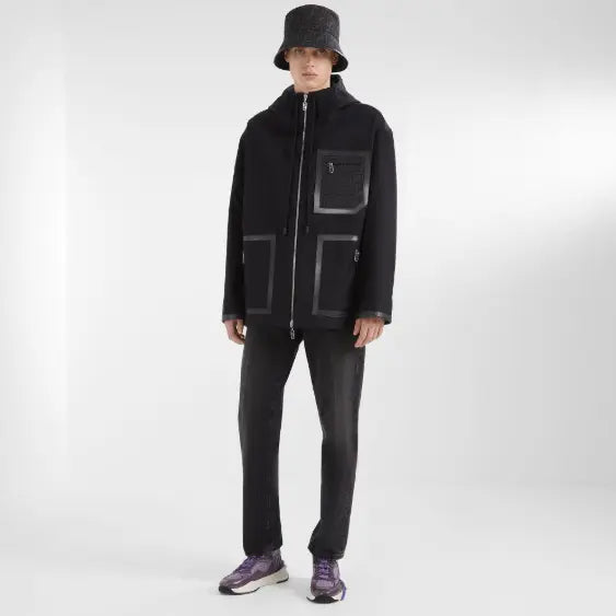 Fendi Chapeau en nylon FF Noir SneakStyle