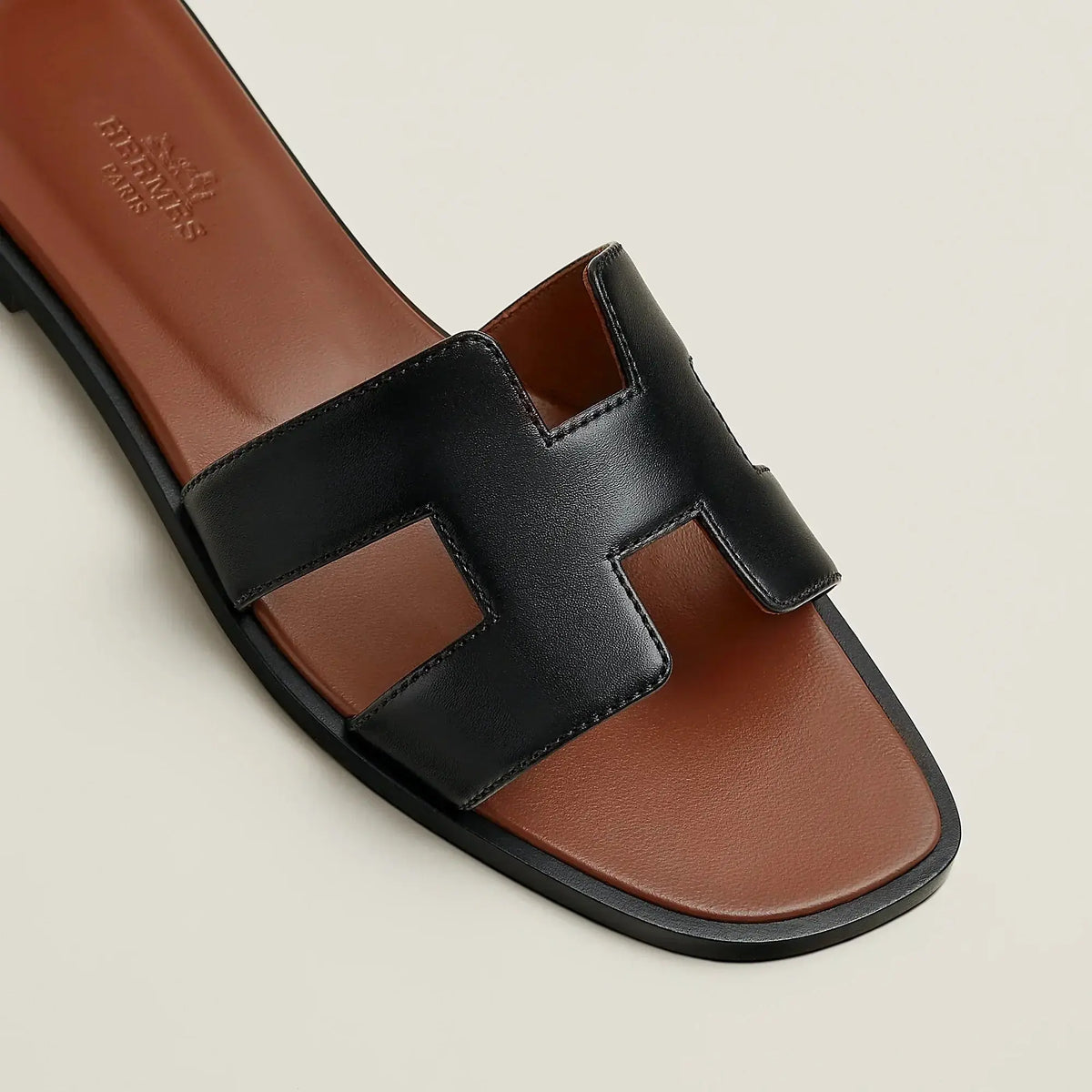 Sandales Oran Noir Et Gold SneakStyle