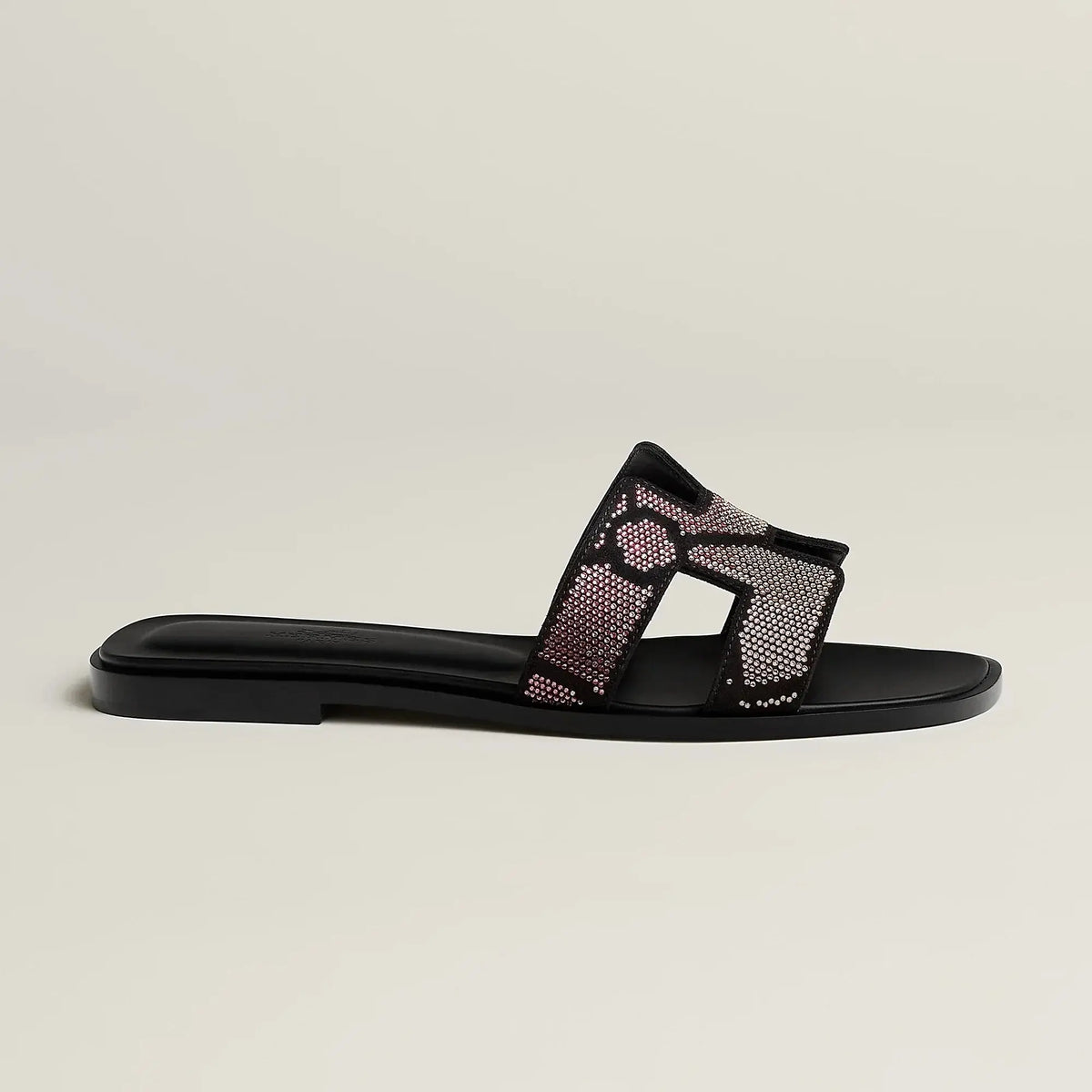 Sandales Oran Noir Et Rose SneakStyle