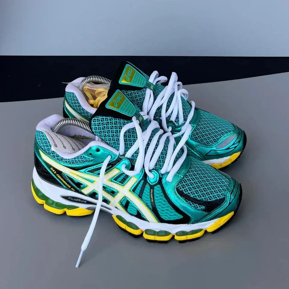 Asics Gel Nimbus Vert Et Jaune SneakStyle