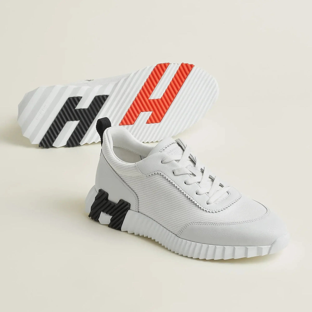 Hermès Bouncing Blanc & Orange SneakStyle