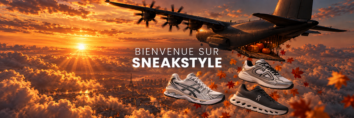 Bienvenue sur SneakStyle — ASICS, Dior B30 et On au coucher du soleil