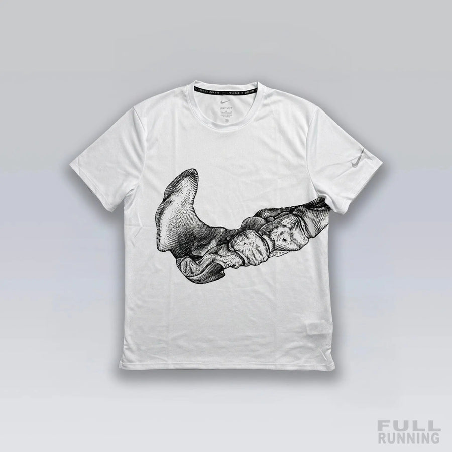 T-shirt de Running Division Squelette "MILER" Blanc SneakStyle