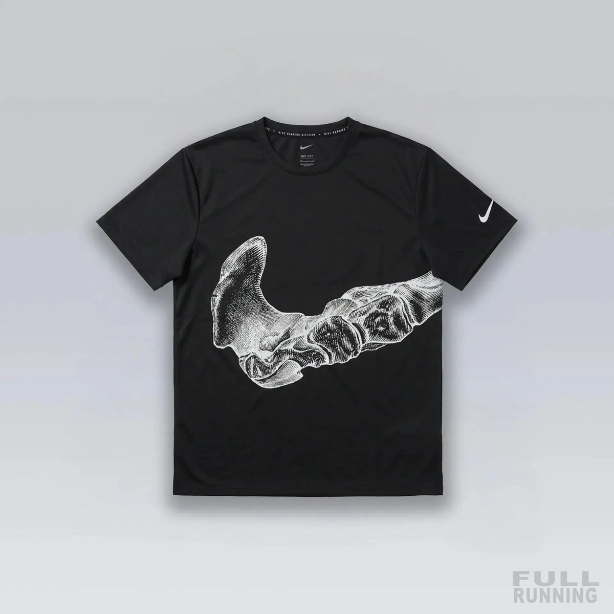 T-shirt de Running Division Squelette "MILER" Noir SneakStyle