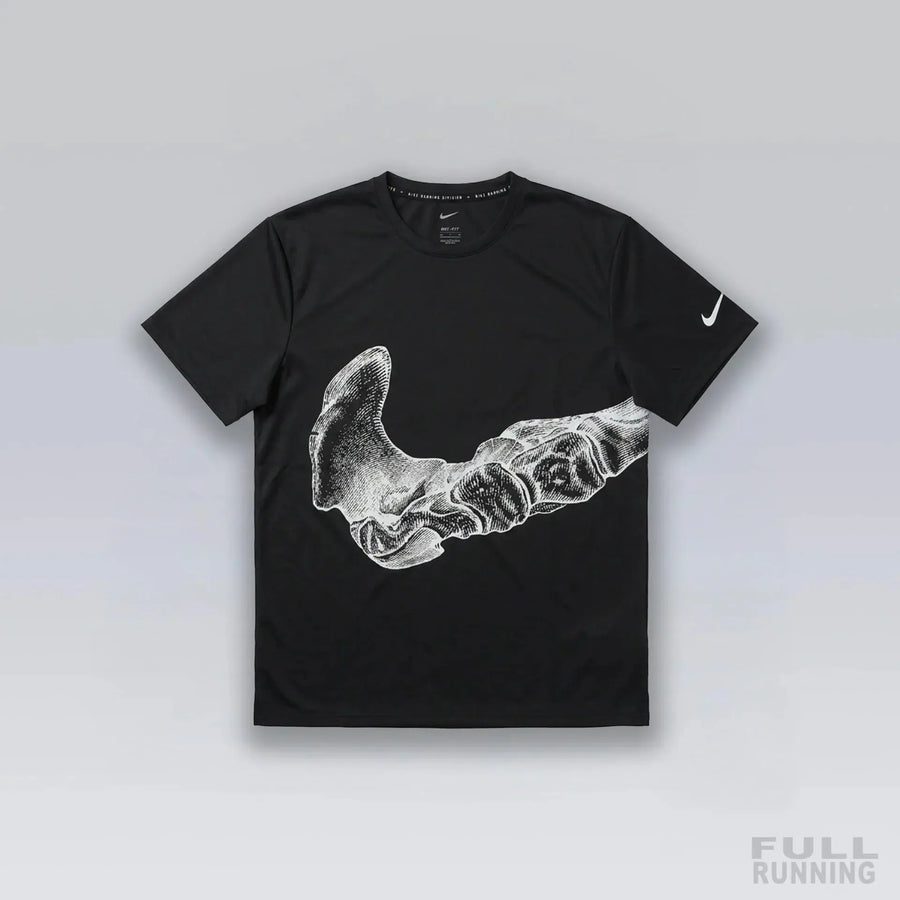 T-shirt de Running Division Squelette "MILER" Noir SneakStyle