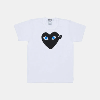 T-Shirt CDG Blanc Bleu Et Noir